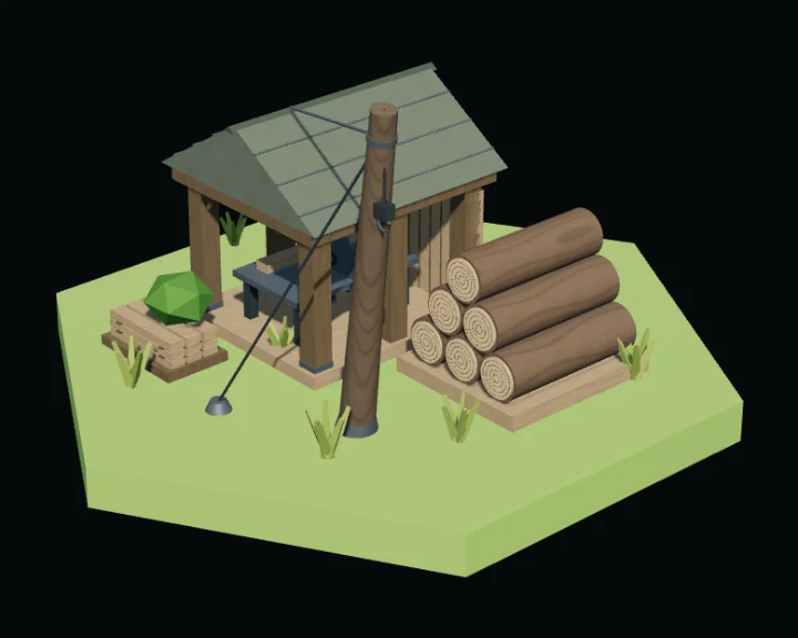 Lumber camp