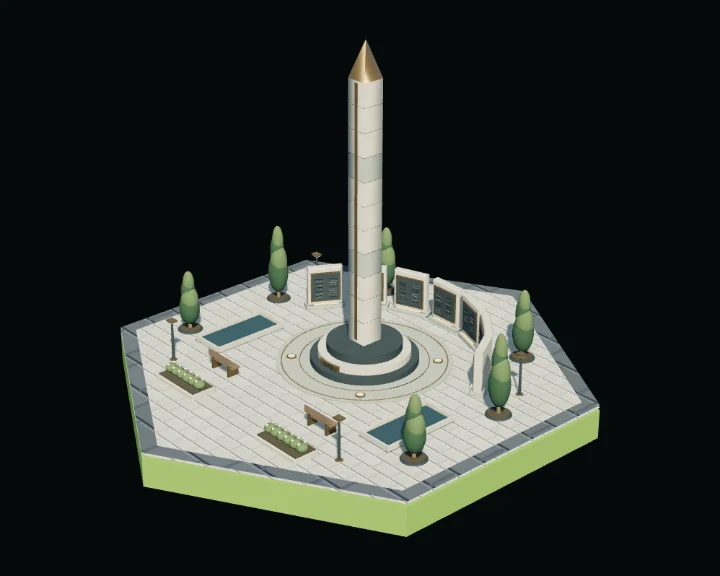 Memorial spire