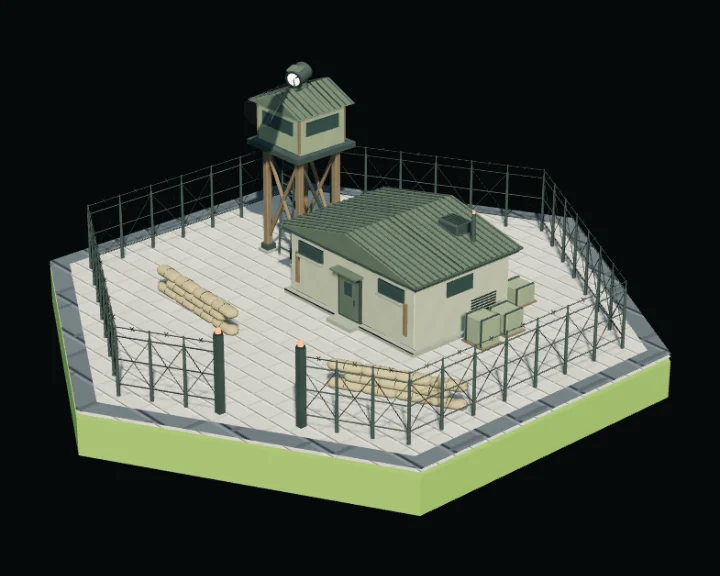 Militia post